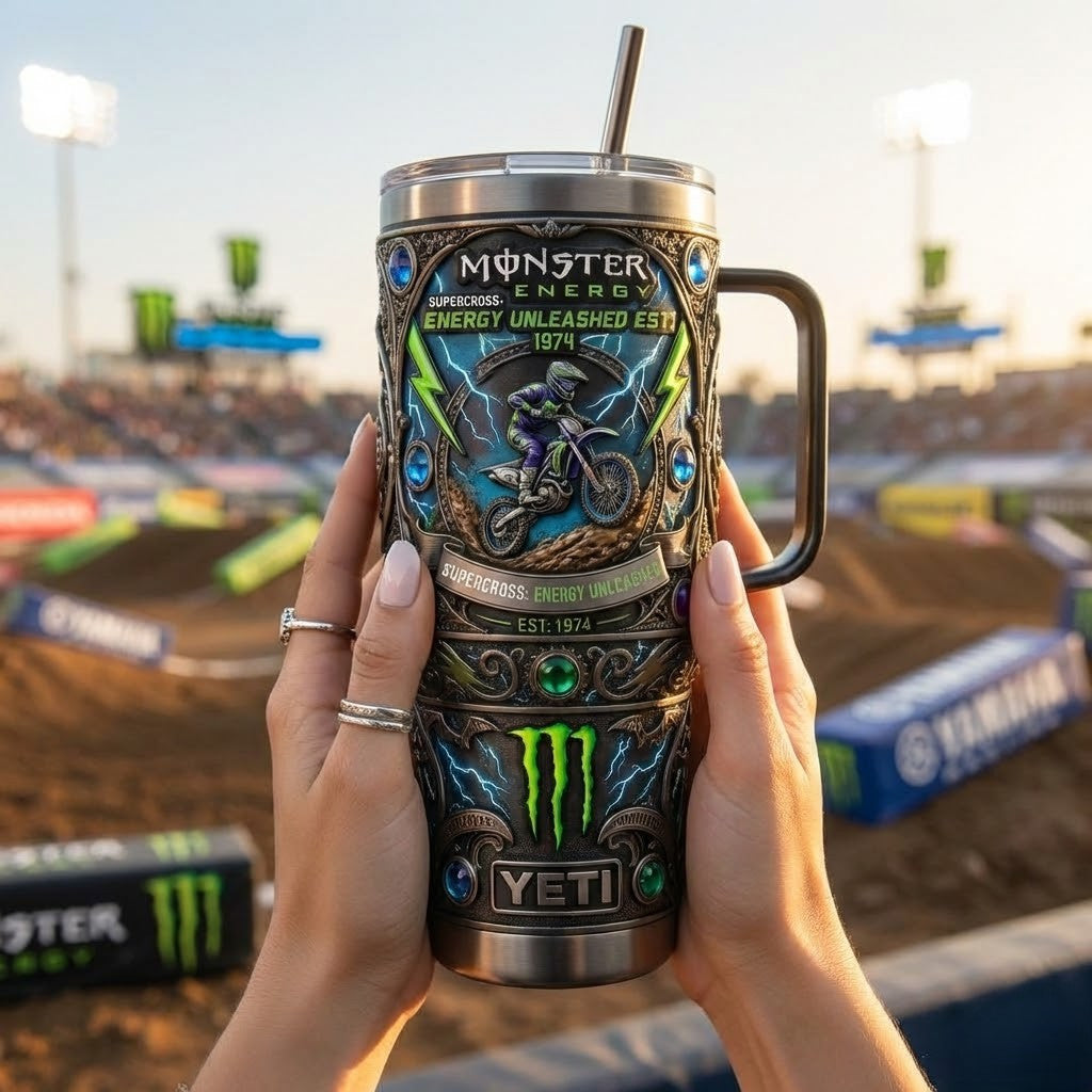 MED 40oz Tumbler With Handle TNSM