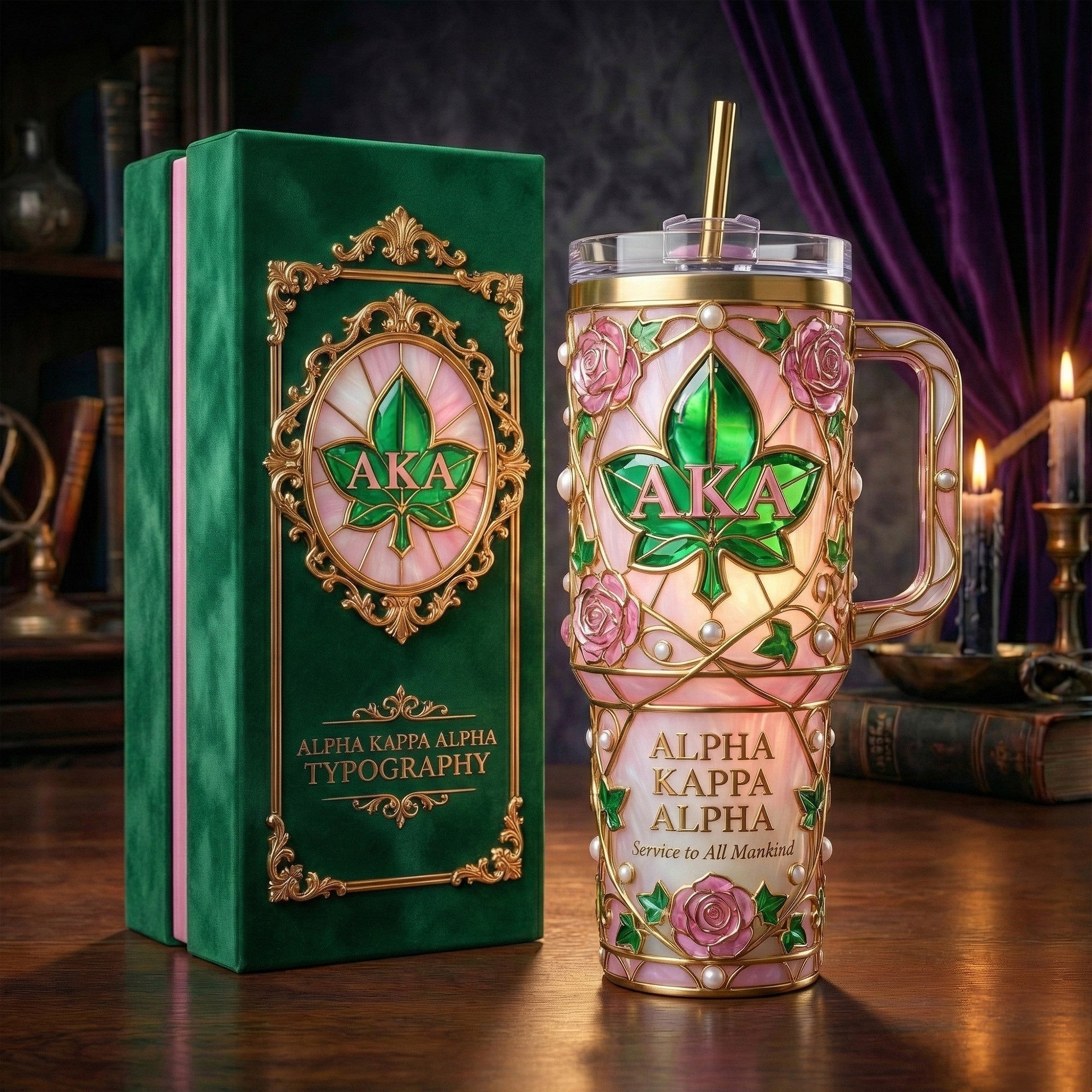 AKA 40oz Tumbler With Handle DAT